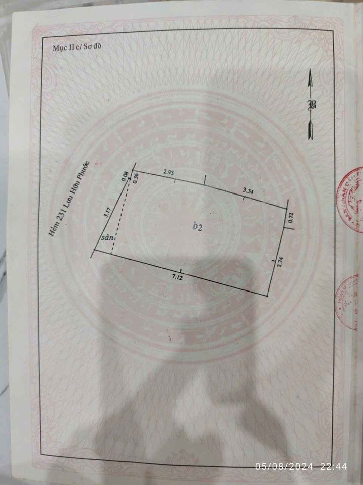 Bán nhà sổ hồng riêng hoàn công đủ, Lưu Hữu Phước, phường 15, quận 8 giá 2,55 tỷ, diện tích 42m2