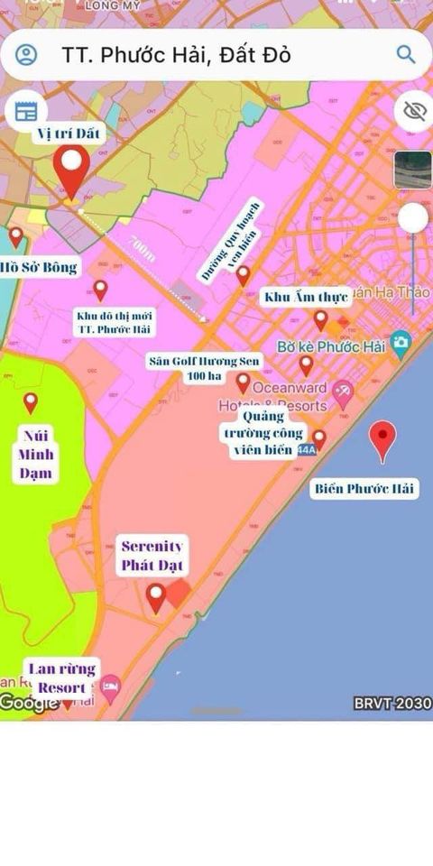 Bán đất vị trí đắc địa Long Mỹ, Đất Đỏ, Bà Rịa Vũng Tàu giá 5,5 tỷ, diện tích 1000m2