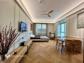 Studio The Manor căn góc được thiết kế bởi kiến trúc sư, view Landmark cho thuê 14tr net 2 năm