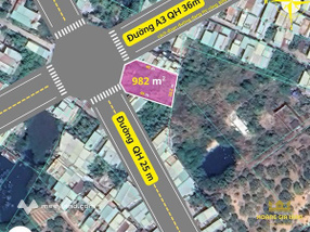 Bán đất mặt tiền A3, phường 11, Vũng Tàu, diện tích 982m2, hướng Đông Nam