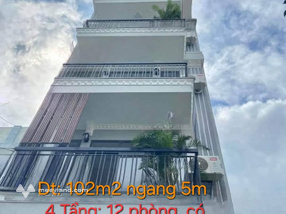 Bán tòa nhà 4 tầng, 13 phòng trọ nội bộ Hoàng Văn Thụ, Quy Nhơn, thu nhập 35 triệu/tháng