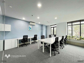 Siêu phẩm tòa nhà văn phòng 9 tầng mới xây view đường nguyễn tất thành lô góc 2 mặt tiền thoáng đẹp