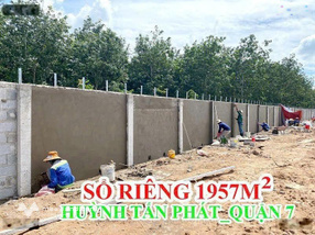 Đất Quận 7_sổ riêng, sang tên ngay - rộng 17m, nở hậu 36m - dài 56m ===== tổng diện tích: 1957m²