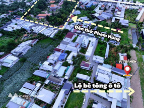 Đất thổ cư Vĩnh Long, sau lưng đền thờ Phạm Hùng, ô tô tới nhà, giá yêu thương!