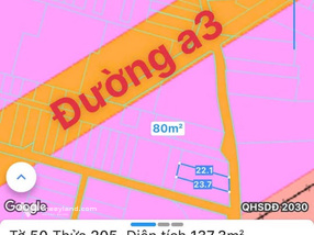 Đất mặt tiền đường Bắc Sơn, diện tích 137m2, giá 3.4 tỷ