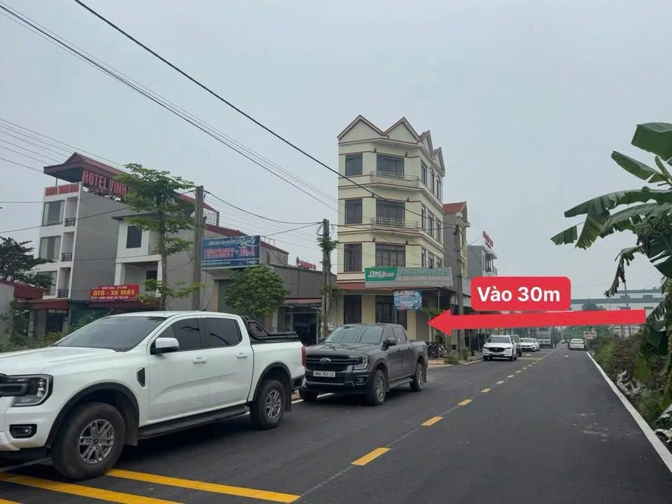 Bán đất trục kinh doanh Tân Ngọc - Bá Hiến, Vĩnh Phúc 100m², mặt tiền đẹp, gần Bá Thiện