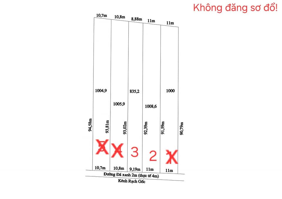Đất vườn nghỉ dưỡng ven kênh lớn - Sổ sẵn thổ cư tại Tân An, Long An