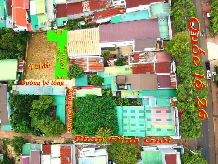 Bán đất trung tâm Thị trấn Phước An, Đắk Lắk - Vị trí đắc địa