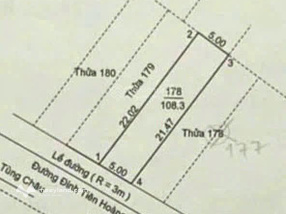 Bán đất xây khách sạn mặt tiền Đinh Tiên Hoàng 210m² full thổ cư gần biển Bãi Trước, Phố Tây
