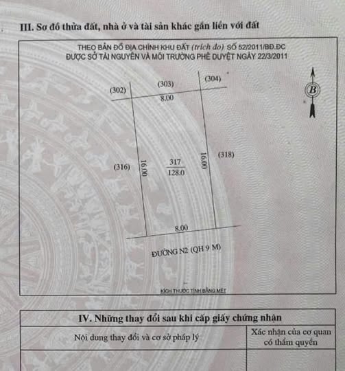 Đất vàng khu đô thị Đồng Dâu 128m2 hướng Nam, sẵn sàng xây dựng giấc mơ của bạn
