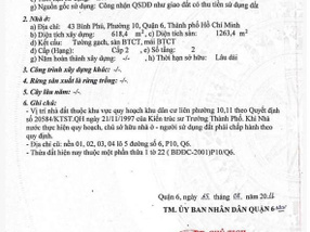Vị trí 3 MT đường Bình Phú - đường 28 - Đường 30 DT 1.132m2 (thổ cư) (ngang 34 x 33m)