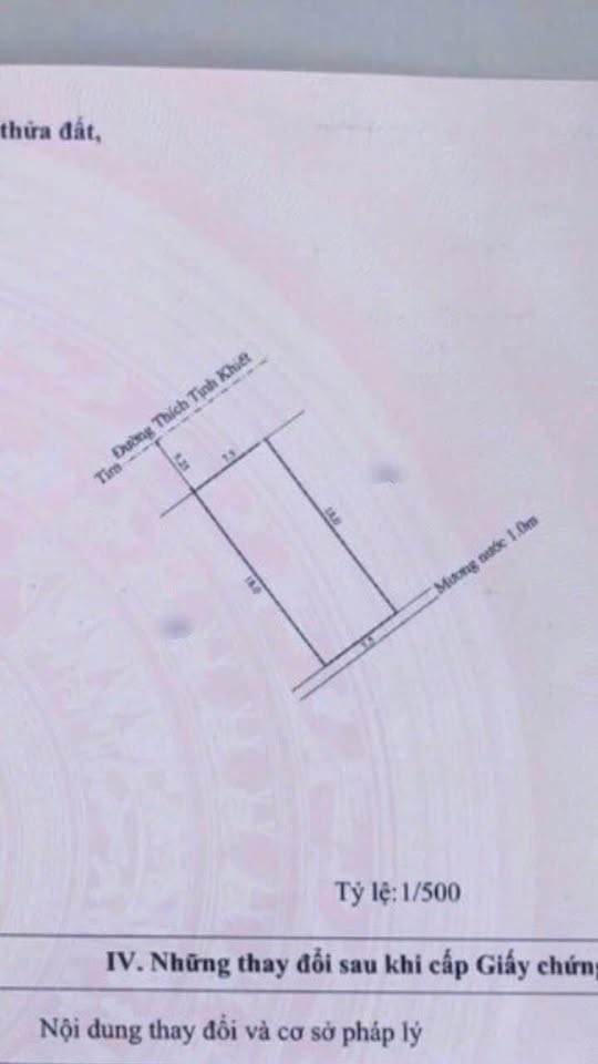 Đất nền Thích Tịnh Khiết, gần Điện Biên Phủ 135m2, giá hấp dẫn