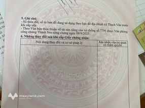 Đất mặt tiền đường 19/5, Thạch Văn, Hà Tĩnh diện tích 200m2