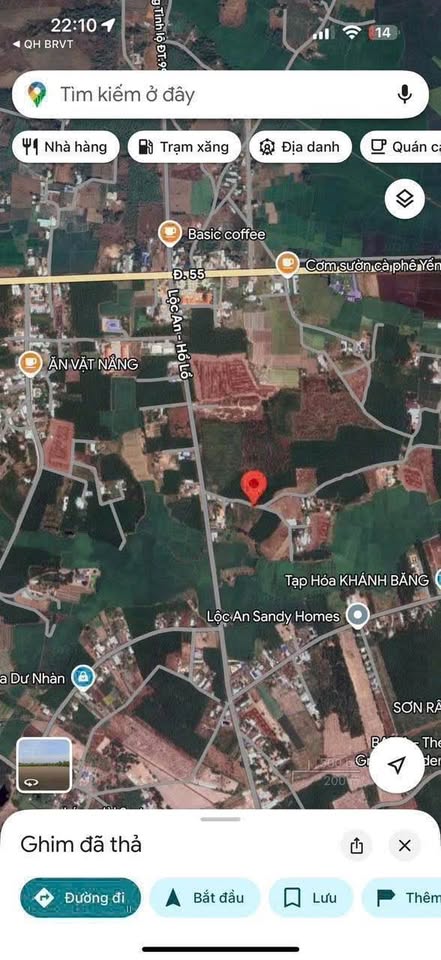 Đất vàng đất đỏ, sổ hồng riêng, gần biển Lộc An, giá hời