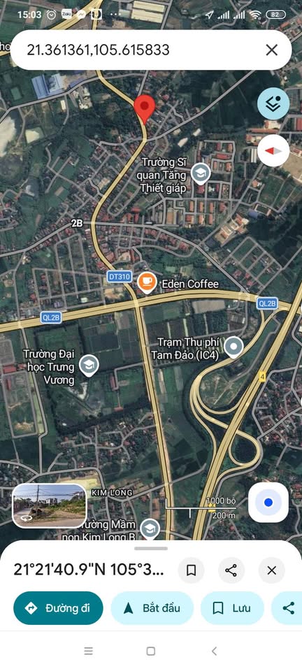 Đất Vĩnh Phúc, 3 mặt tiền cực xinh, giá hời