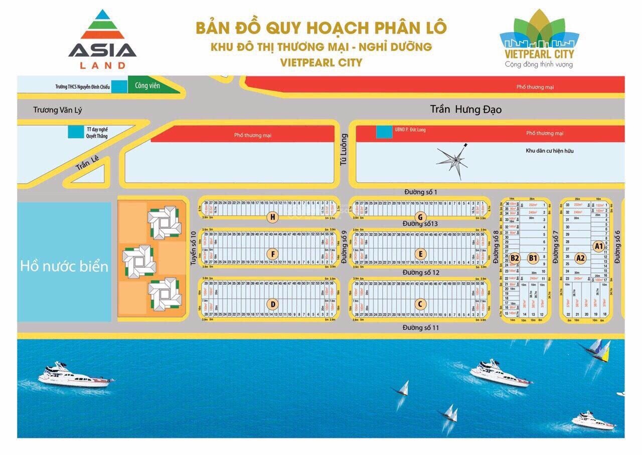 Cập Nhật Sản Phẩm Quý 4/2025 dự án Vietpearl City Trung Tâm. Mặt tiền biển TP Phan Thiết sổ riêng