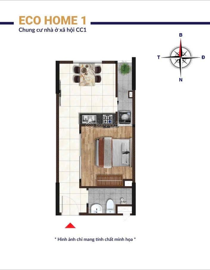 Thu nhập 15 triệu/tháng, vẫn mua được nhà. Eco home 1 Phú Mỹ đang chờ bạn