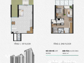 PLaza 3 - Căn Góc Thông Tầng (2 tầng) Khối đế Siêu hiếm, Thuận tiện Vừa ở Vừa Kinh doanh - Giá tốt