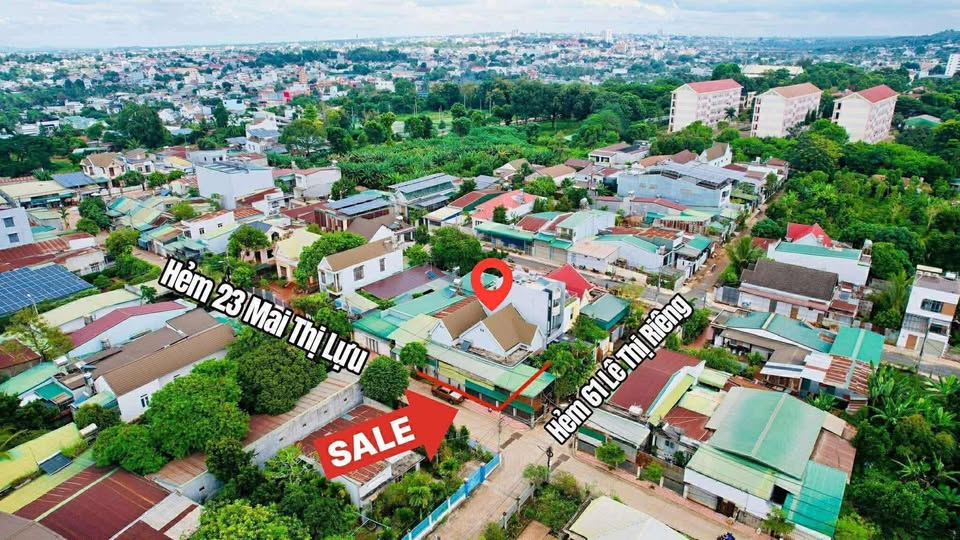 Đất đẹp ngã tư Mai Thị Lựu - Lê Thị Riêng, Đắk Lắk - Giá siêu yêu