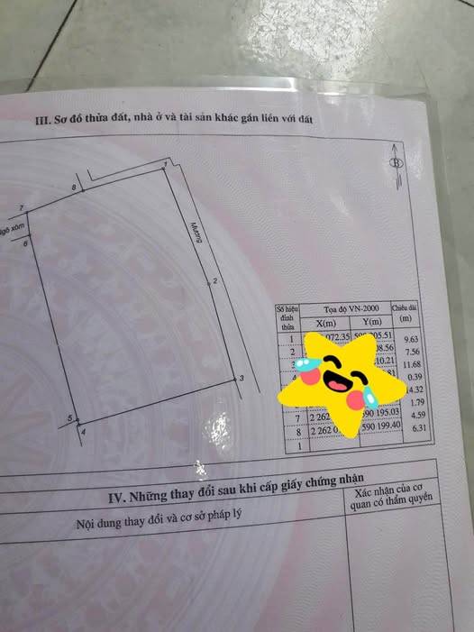 Bán đất 196m2 tại Thôn Tam Lạc, Vũ Lạc, Thái Bình chia được 3 lô