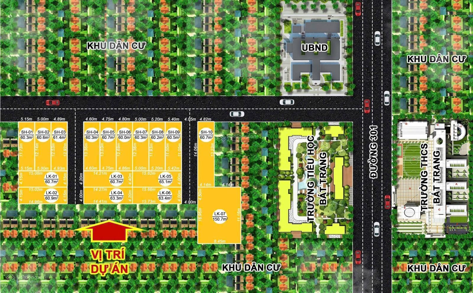 Mở bán 17 lô F0 tại Trực Trang - Bát Trang ,nằm ngay đằng sau trường tiểu học bát trang .Giá 750tr