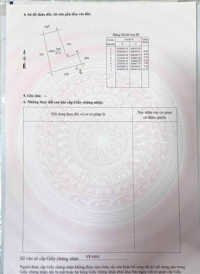 Bán đất ngõ Mỹ Xá, Nam Định - 67m2, hướng Đông Bắc, ô tô tải vào tận nơi