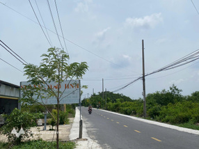 Sang gấp lô đất MT Lý Nhơn, An Thới Đông, Cần Giờ, TPHCM 90m2/900tr, cách cầu Vàm Sắt 2 5p