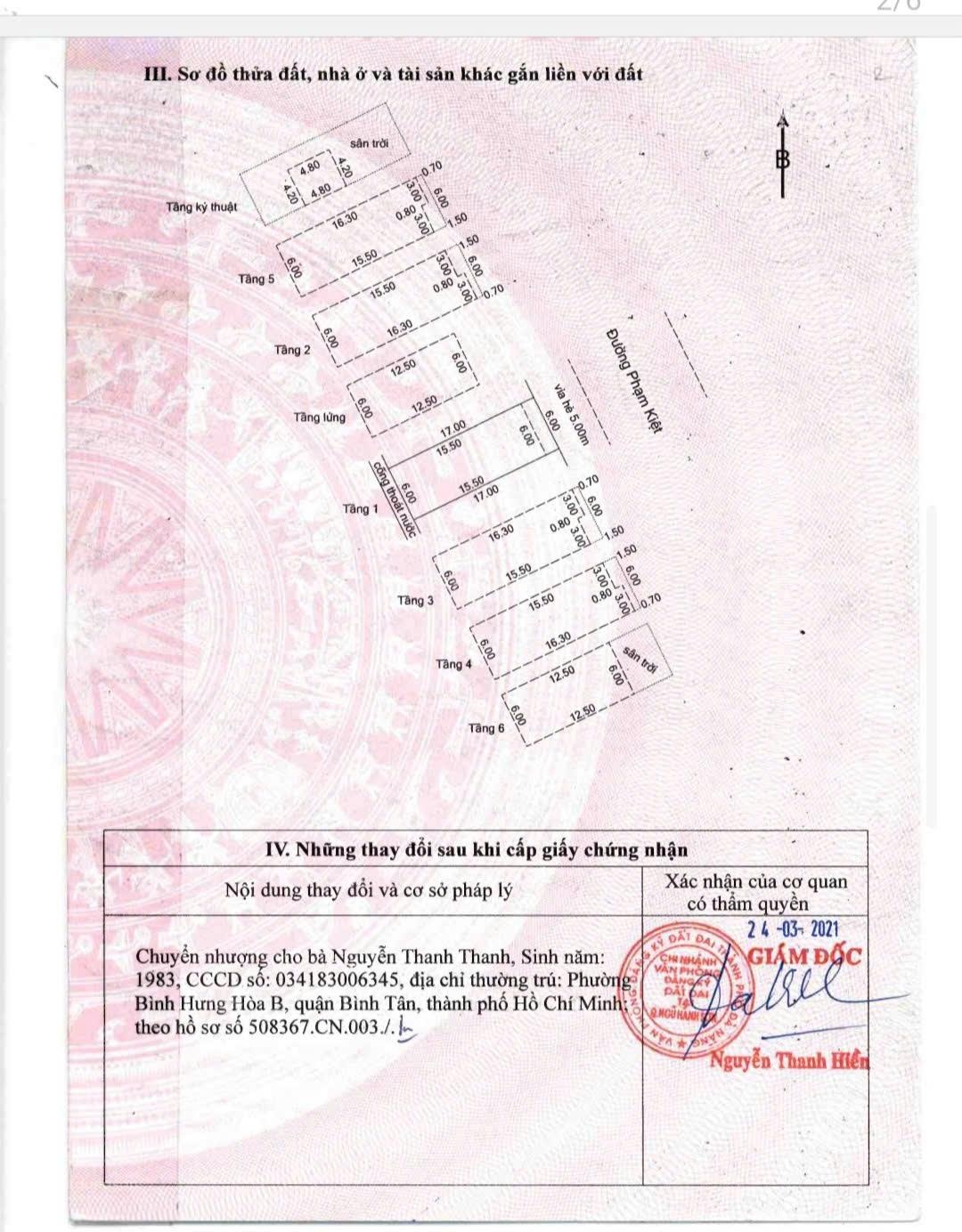 Bán tòa nhà 6 tầng đường phạm kiệt 9 căn hộ cho thuê full phòng, doanh thu 70 triệu/tháng chỉ 32 tỷ