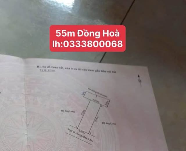 Mảnh đất vàng Mỹ Thịnh, Kiến An 55m2 vuông vắn, ô tô vào tận nơi, giá chỉ 2,25 tỷ