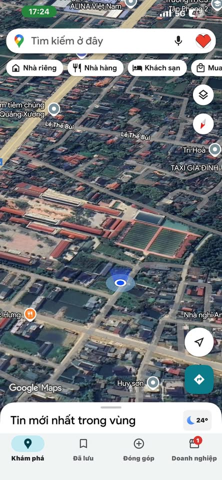 Bán đất 200m2 mặt tiền 9m tại Thị trấn Tân Phong, cách đường Thanh Niên 50m