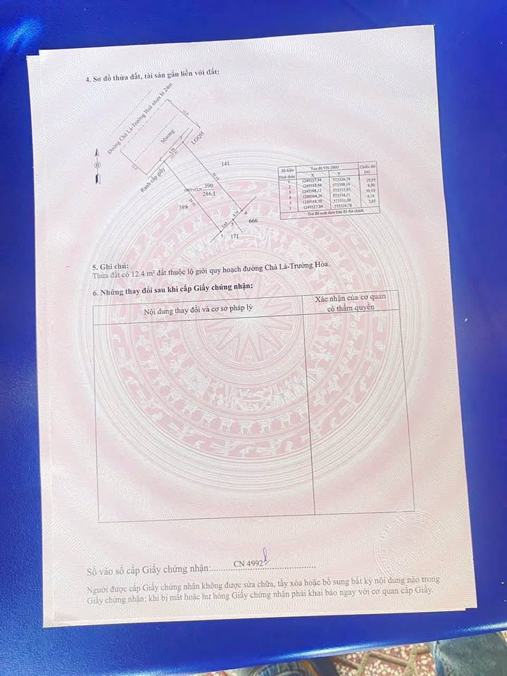 Cần bán gấp lô đất mặt tiền đường Chà Là, tỉnh Tây Ninh