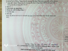 Đất thổ cư đã có sổ hồng, diện tích 168m2 cần tìm người hữu duyên