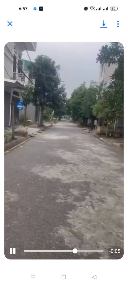 Đất Đền Trần, Nam Định mặt đường 4,5m, hướng Tây, giá 2,5 tỷ, sổ đỏ sẵn sàng