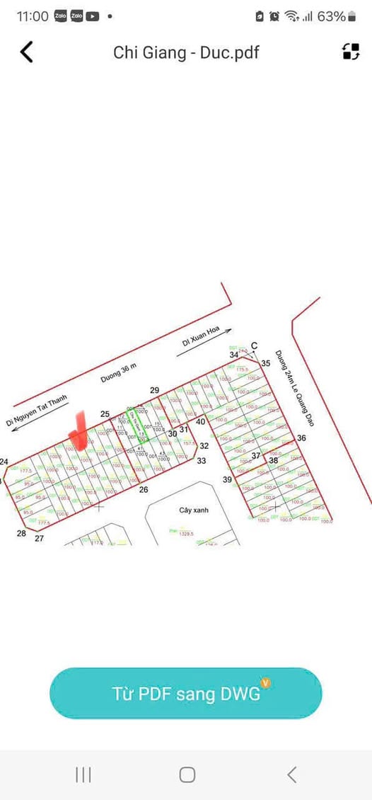 Đất Xuân Hòa, 100m2, mặt tiền 36m, xây tự do