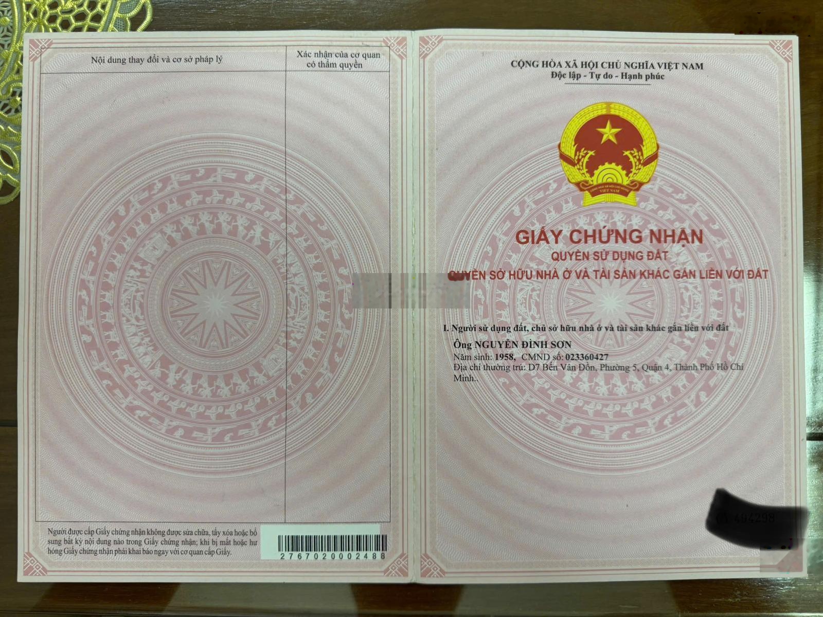 Bán đất chính chủ Tam Thôn Hiệp, Cần Giờ mặt tiền đường 40m. Giá chỉ 8,8 triệu/m2