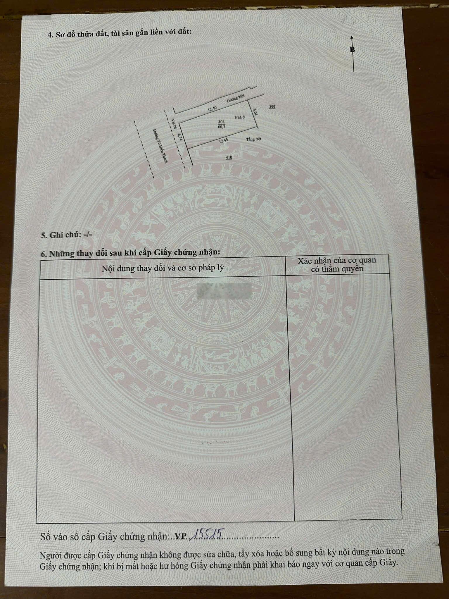 Chính chủ cần bán nhanh mt tô hiến thành, tặng nhà cấp 4, đà nẵng