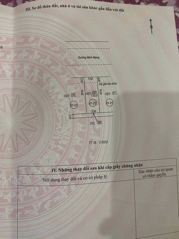 Mặt tiền Minh Mạng - Kinh doanh sầm uất, cơ hội vàng sở hữu lô đất 133m2