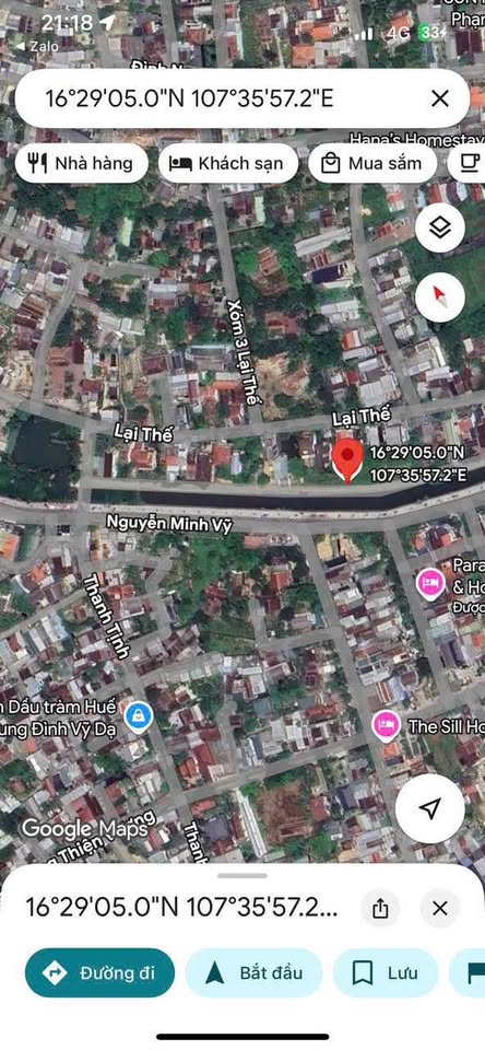 Đất Huế view kênh, lô góc 11,5m, giá 28 triệu/m2, cơ hội vàng cho nhà hàng, cafe