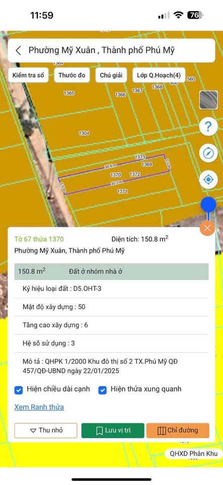 Cơ hội sở hữu lô đất vàng tại khu vực Thị Vải, Mỹ Xuân, Thị xã Phú Mỹ, Tỉnh Bà Rịa - Vũng Tàu