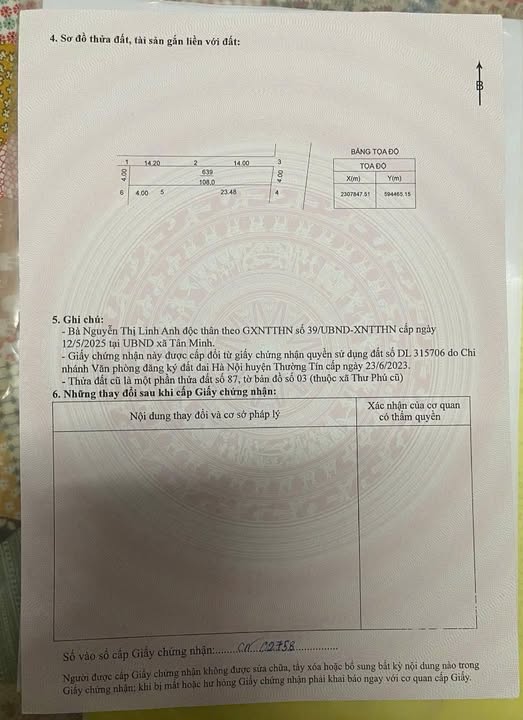 Đất vàng Thư Phú, mặt tiền 4m, kinh doanh đỉnh, sát Olympic, giá chỉ 66 triệu/m2