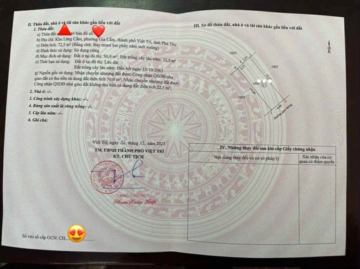 Mảnh đất vàng trung tâm Vĩnh Phúc, sổ đỏ sẵn sàng giao dịch