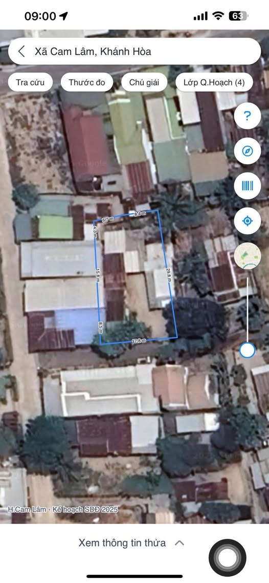 Đất Cam Đức 8m ngang, thổ cư 80m², giá hời cho nhà đầu tư