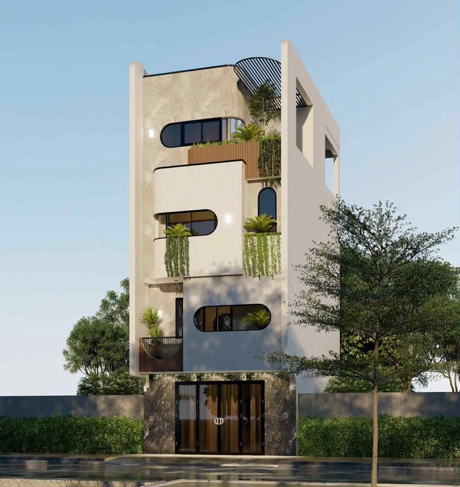 Nhà 4 tầng mặt đường Thanh Bình, thiết kế hiện đại, nội thất sang xịn, giá tốt