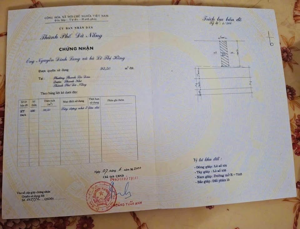 Nhà mặt tiền 2 tầng tọa lạc tại vị trí đắc địa trên đường Kỳ Đồng, Quận Thanh Khê