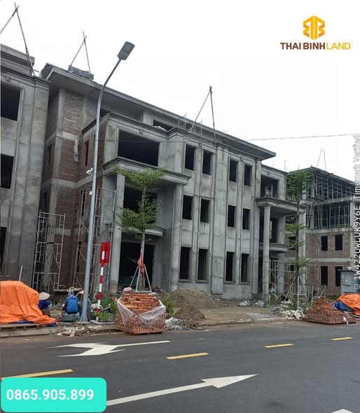 Biệt thự 216m² hướng Đông Bắc, mặt tiền 12m tại KDC Bùi Sỹ Tiêm, Thái Bình