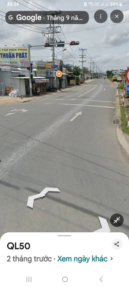 Đất mặt tiền Quốc Lộ 50, Gò Công Tây, vị trí vàng, kinh doanh đỉnh, giá chỉ 10 triệu/m2