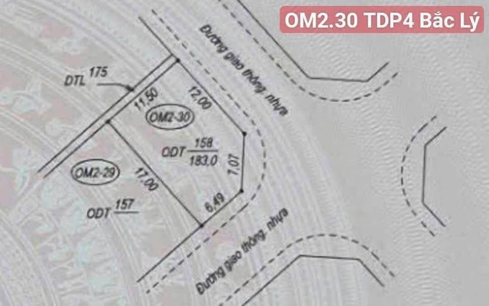 Cơ hội sở hữu lô đất nền tuyệt đẹp với diện tích 183m2