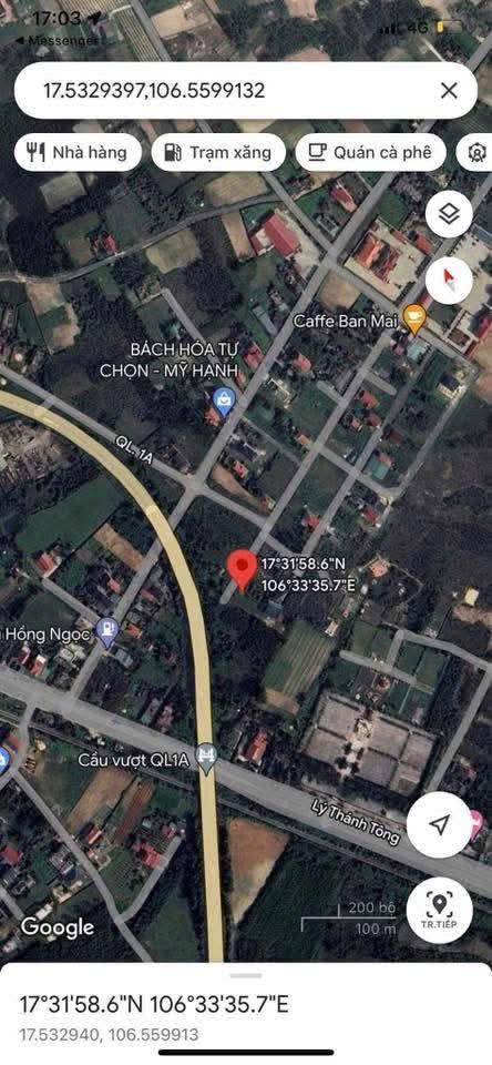 Mảnh đất vàng Lý Trạch, Đồng Hới - Vượng khí Tây Bắc, đường nhựa 13m