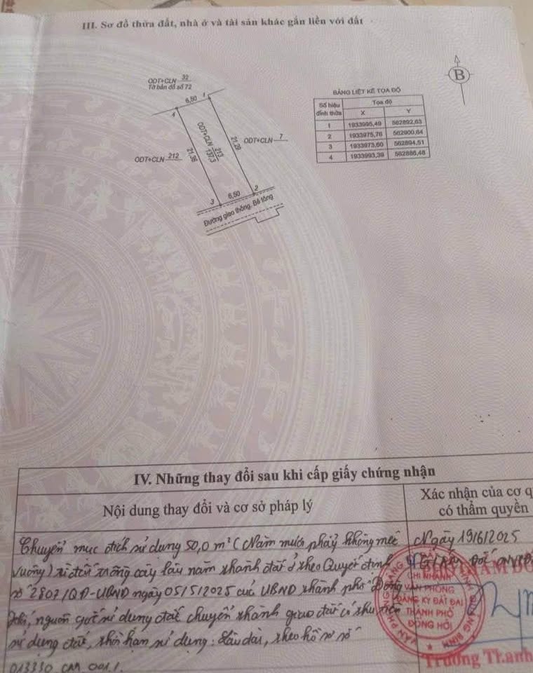 Đất vàng Đồng Hới 136.5m2, ngõ 126 F325, đường 2 ô tô thông thoáng - chỉ 1.5 tỷ