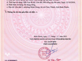 Lô đất liền kề Minh Hưng, nơi an cư lý tưởng